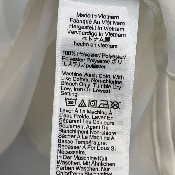 J Crew Womens 12 Ruffle Front Button Up Blouse Long Sleeve Shirt Top - Picture 4 of 10